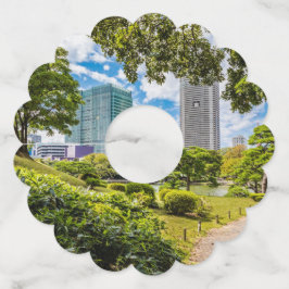 Etiqueta Para Copas De Vino Un paseo por los jardines de Hama Rikyu, Tokio