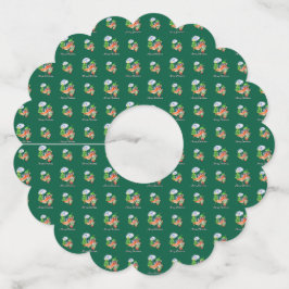 Etiqueta Para Copas De Vino Una navidad navideña chilli bajo la sombra del sol