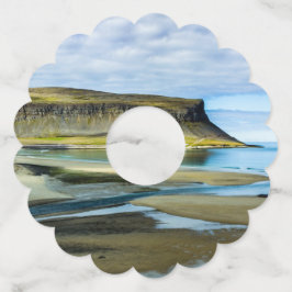 Etiqueta Para Copas De Vino Westfjords, Islandia