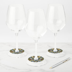 Etiqueta Para Copas De Vino William Morris - Ladrón de fresa, etiqueta de vidr