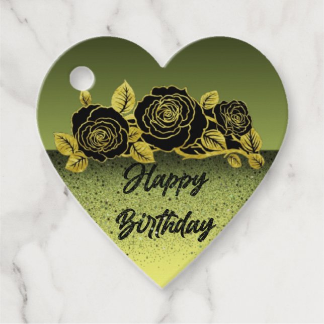 Etiqueta para el cumpleaños (Anverso)