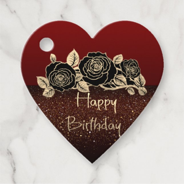 Etiqueta para el cumpleaños (Anverso)