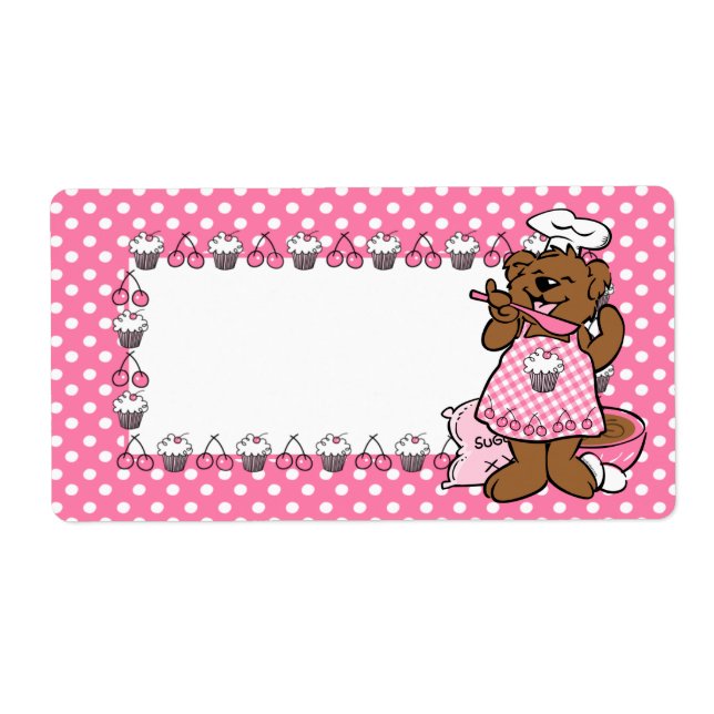 Etiqueta para el panecillo (Frente)