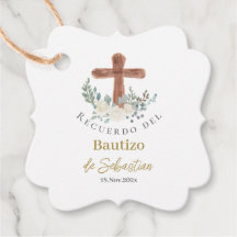Etiqueta para el reconocimiento de Bautizo