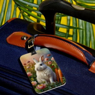 Etiqueta para equipaje Blossom Bunny & Carrot Patc