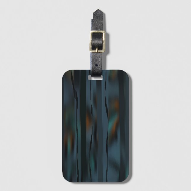 Etiqueta para equipaje Blue Rain (Anverso vertical)