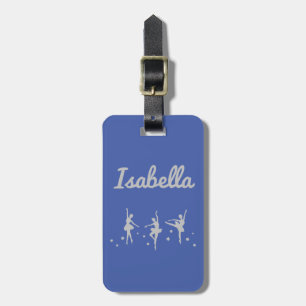 Etiqueta para equipaje de bailarina   Cumpleaños d