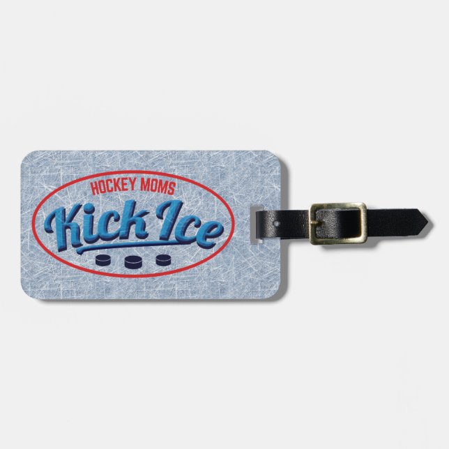 Etiqueta para equipaje personalizable para mamás d (Frente Horizontal)