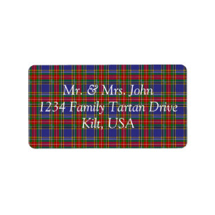 Etiqueta para MacBeth Tartan