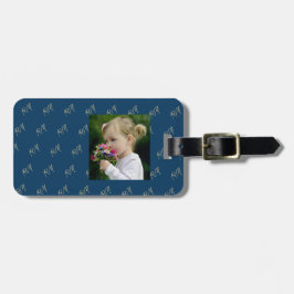 Etiqueta Para Maletas صورة و حروف اسمك الاولى Monogram