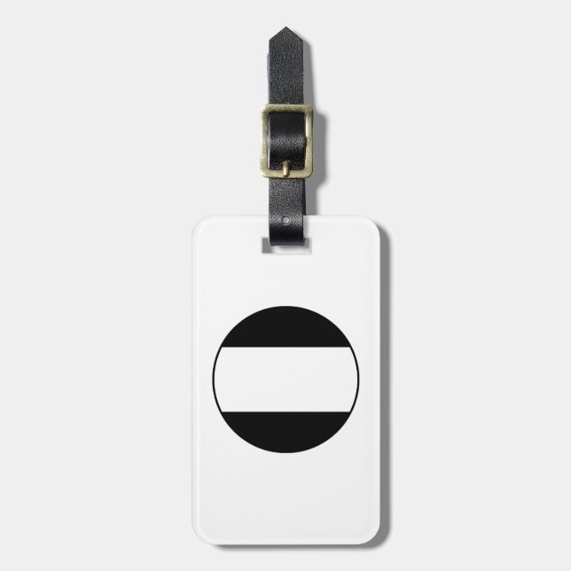 ETIQUETA PARA MALETAS 新田一つ引き (Frente Vertical)