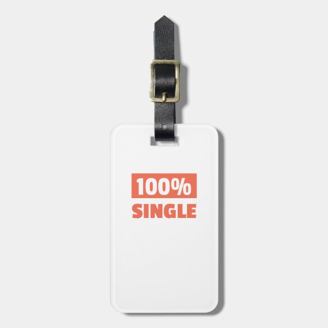 Etiqueta Para Maletas 100% único (Frente Vertical)