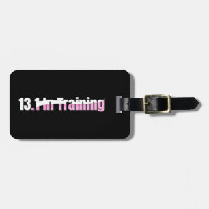 Etiqueta Para Maletas 13.1 Entrenamiento de media maratón - Correr rosa