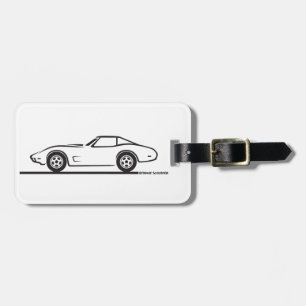 Etiqueta Para Maletas 1974 1975 1976 1978 Corvette de Chevrolet Top T