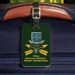Etiqueta Para Maletas 19.º Grupo de Fuerzas Especiales