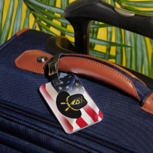 Etiqueta Para Maletas 1.ª División de Caballería 