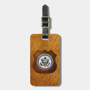 Etiqueta Para Maletas [200] Emblema del Departamento de Estado de los Es