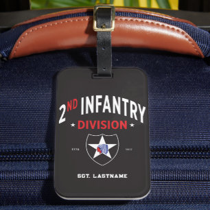 Etiqueta Para Maletas 2.ª Personalizado de la División de Infantería "In