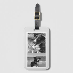 Etiqueta Para Maletas 2 Foto Personalizada Perro Lover
