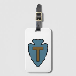 Etiqueta Para Maletas 36ª Tarjeta de División de Infantería