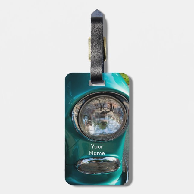 Etiqueta Para Maletas 55 Faro Chevy (Atrás Vertical)