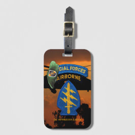 Etiqueta Para Maletas 5.º Grupo de Fuerzas Especiales del SFGA Berets Ve