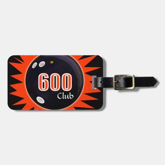 Etiqueta Para Maletas 600 Bowling (Frente Horizontal)