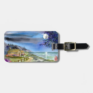 Etiqueta Para Maletas A la luz de la luna plateada