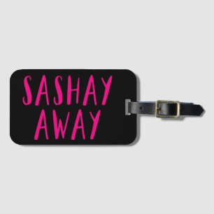Etiqueta Para Maletas A Sashay.