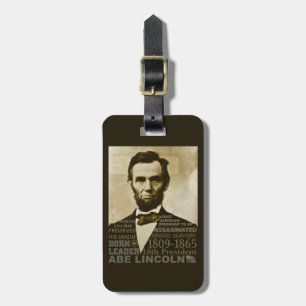 Etiqueta Para Maletas Abe Lincoln