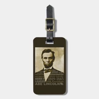 Etiqueta Para Maletas Abe Lincoln