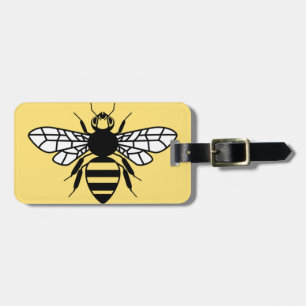 Etiqueta Para Maletas Abeja de Manchester
