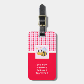 Etiqueta Para Maletas Abeja linda