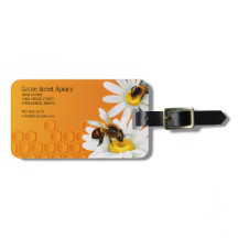 Abejas y flores de margarita