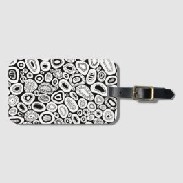 Etiqueta Para Maletas Abstract Art Random Blobby Shapes