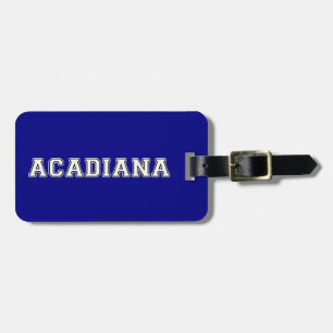 Etiqueta Para Maletas Acadiana