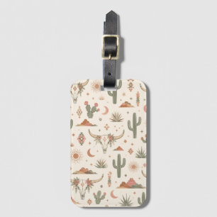 Etiqueta Para Maletas Accesorio de viaje esencial vaquero boho del desie