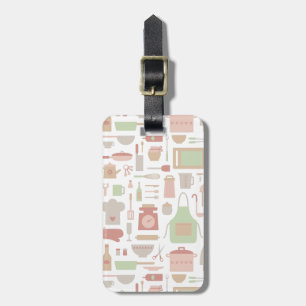 Etiqueta Para Maletas Accesorios y Utensilios de Cocina Patrón