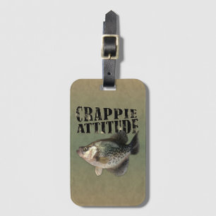 Etiqueta Para Maletas Actitud de Crappie