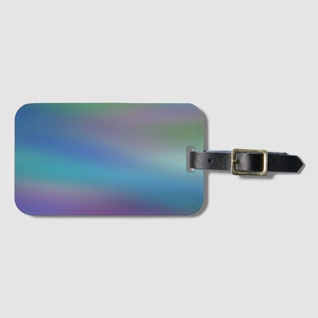 Etiqueta Para Maletas Acuarela (Anverso horizontal)