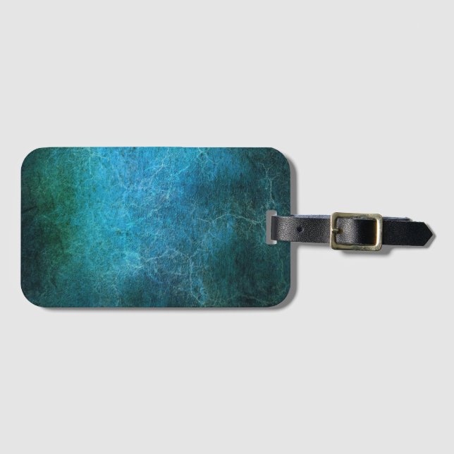 Etiqueta Para Maletas Acuarela (Anverso horizontal)