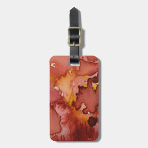 Etiqueta Para Maletas acuarela 3 del fondo