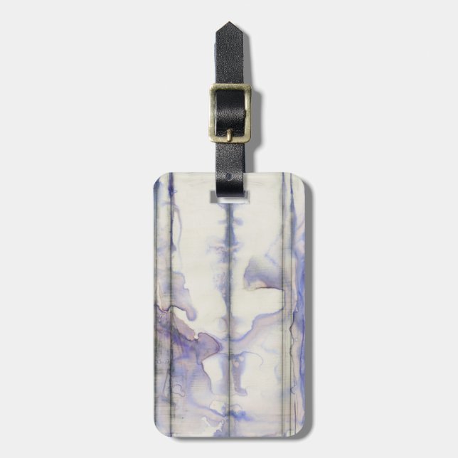 Etiqueta Para Maletas Acuarela Violet Free Expression (Frente Vertical)