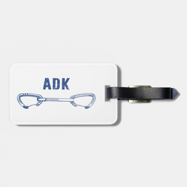 Etiqueta Para Maletas Adirondacks Escalada en Roca Quickdraw (Atrás Horizontal)