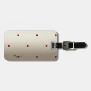 Etiqueta Para Maletas Adorable Lindos ,Mariquitas,Luminosos-Personalizad