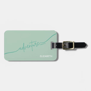 Etiqueta Para Maletas Adventure Awath Typography Travel