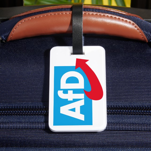 Etiqueta Para Maletas AfD: Alternativa para Deutschland (Reverso In Situ)