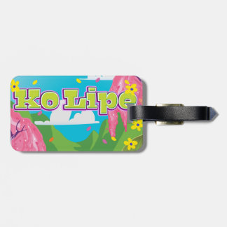 Etiqueta Para Maletas Afiche de viaje del personalizado Ko Lipe.