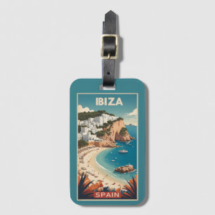 Etiqueta Para Maletas Afiche de viajes de Ibiza, España