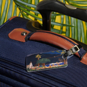 Etiqueta Para Maletas Afiche de viajes - Isla Santa Catalina, California